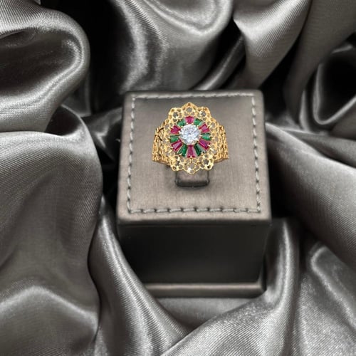 خاتم ذهب أصفر عيار 21