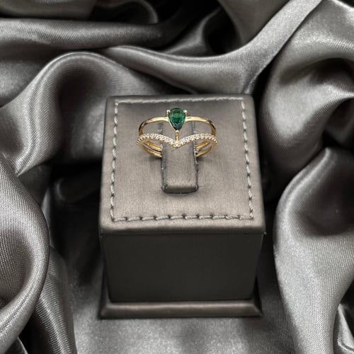 خاتم ذهب أصفر عيار 18