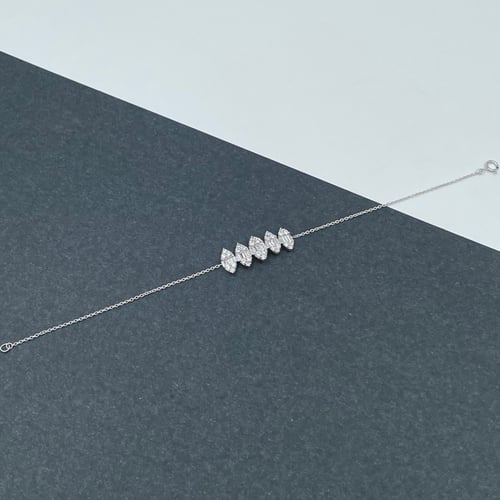 سوارة ذهب أبيض عيار 18