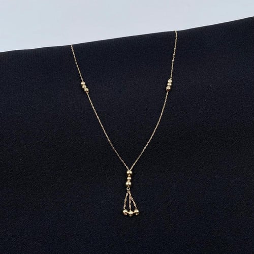 عقد ذهب أصفر عيار 18