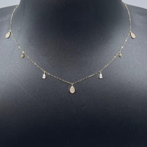 عقد ذهب أصفر عيار 18