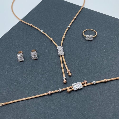 طقم ذهب مكس عيار 21