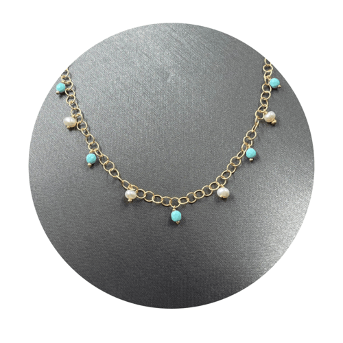 عقد ذهب أصفر عيار 18