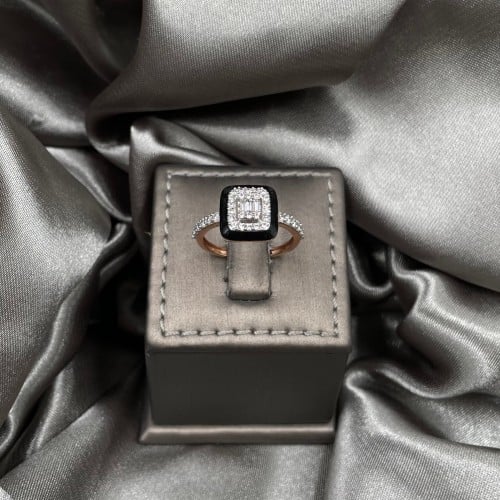 خاتم ذهب روز عيار 18