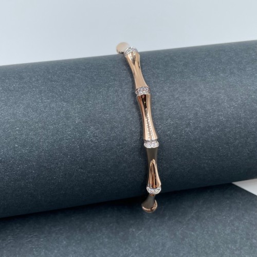 سوارة ذهب روز عيار 18