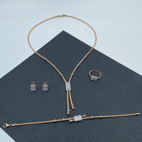 طقم ذهب مكس عيار 21