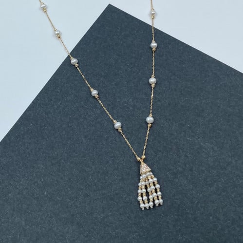 عقد ذهب أصفر عيار 18