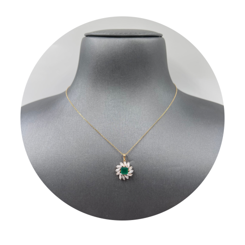 عقد ذهب أصفر عيار 18