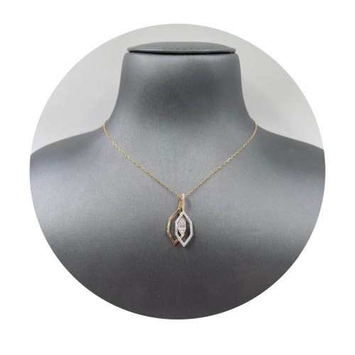 عقد ذهب أصفر عيار 18