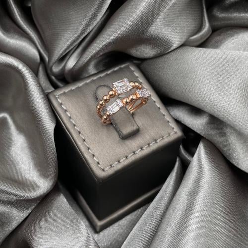 خاتم ذهب روز عيار 18