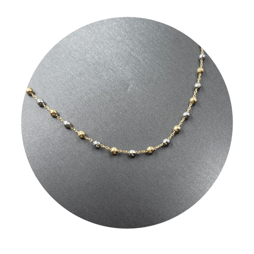 عقد ذهب مكس عيار 18