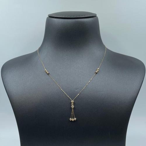 عقد ذهب أصفر عيار 18