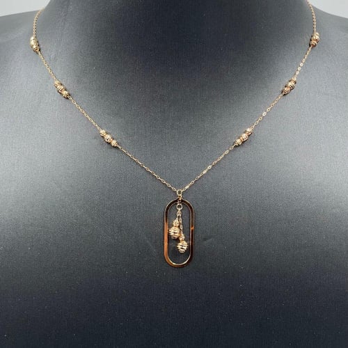 عقد ذهب أصفر عيار 21