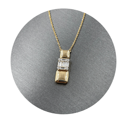 عقد ذهب أصفر عيار 18