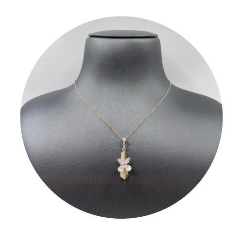 عقد ذهب أصفر عيار 18