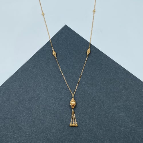 عقد ذهب أصفر عيار 21