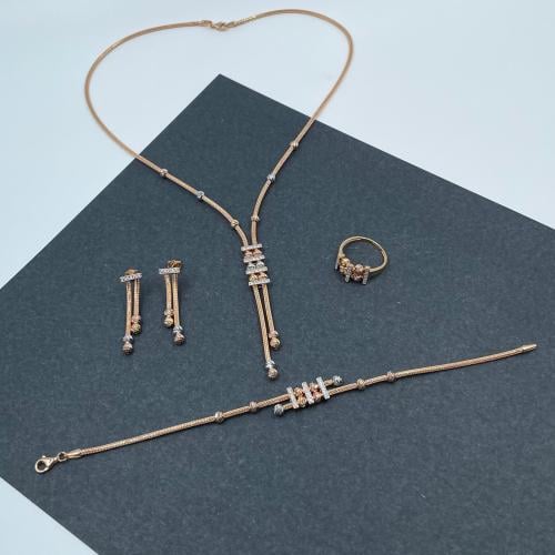 طقم ذهب مكس عيار 21