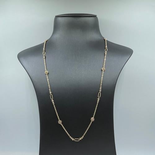 سبحة ذهب أصفر عيار 18