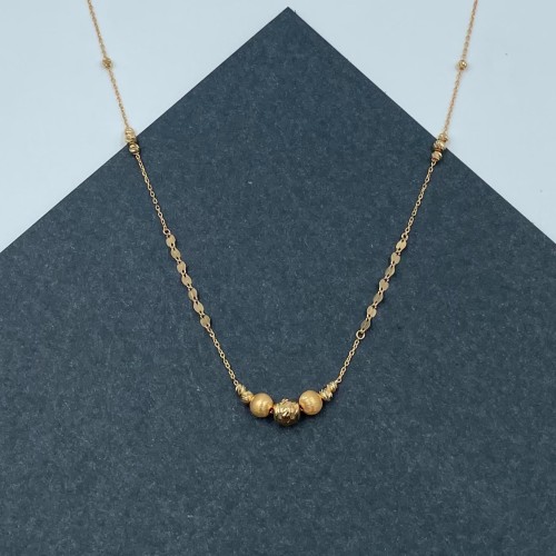 عقد ذهب أصفر عيار 21