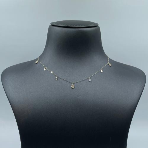 عقد ذهب أصفر عيار 18