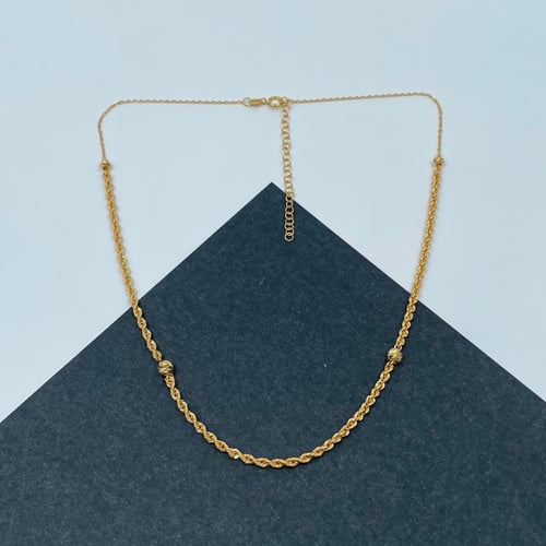 عقد ذهب أصفر عيار 21