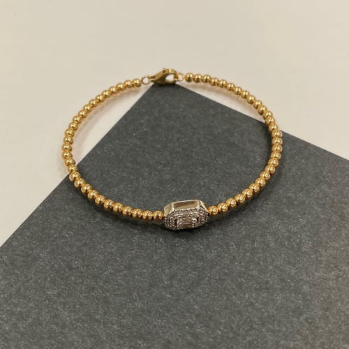 سوارة ذهب روز عيار 18