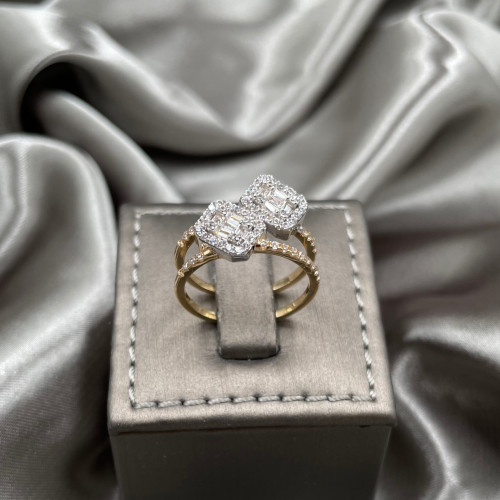 خاتم ذهب أصفر عيار 18