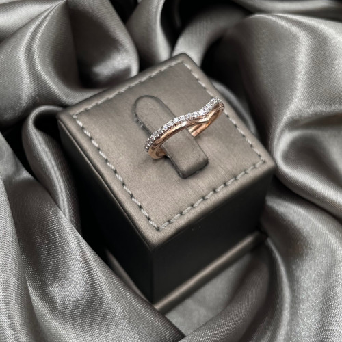 خاتم ذهب روز عيار 18