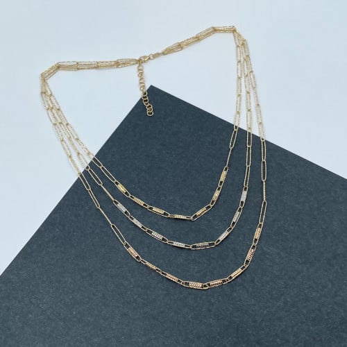 عقد ذهب مكس عيار 18