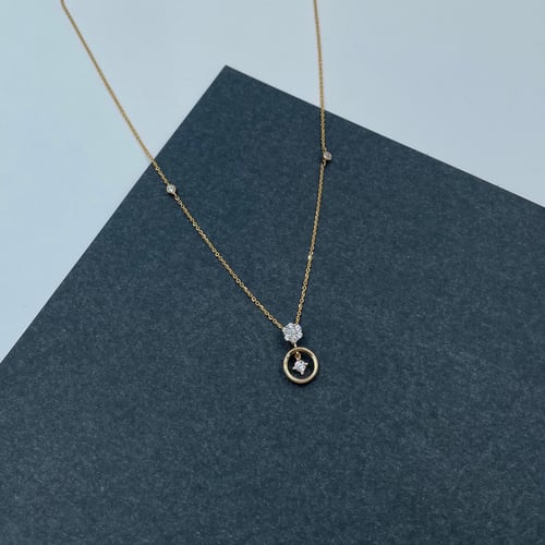 عقد ذهب أصفر عيار 18