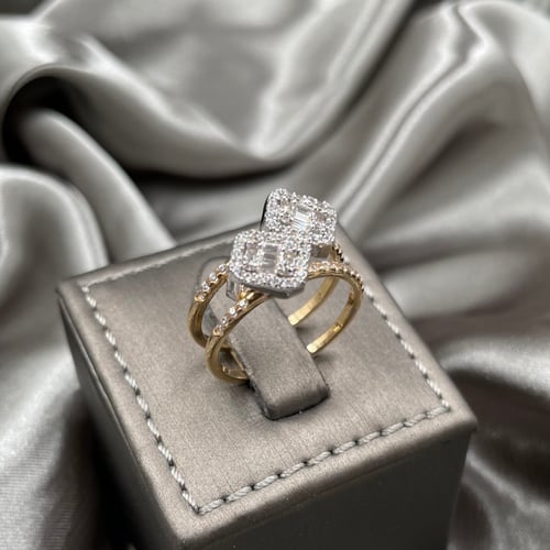 خاتم ذهب أصفر عيار 18