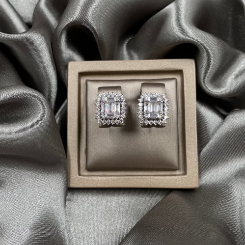 حلق ذهب روز عيار 18