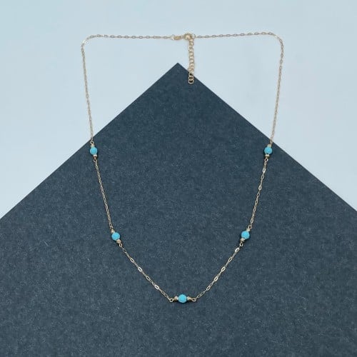 1عقد ذهب أصفر عيار 18