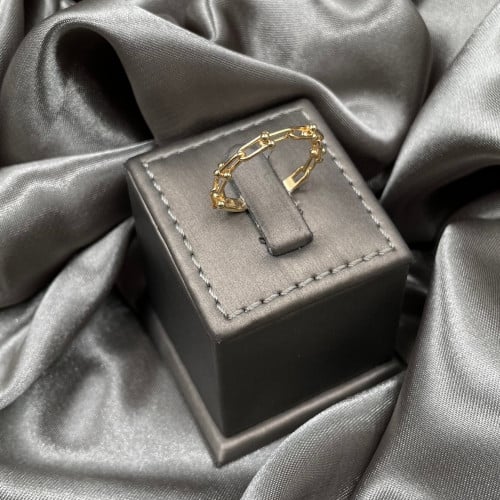 خاتم ذهب أصفر عيار 18