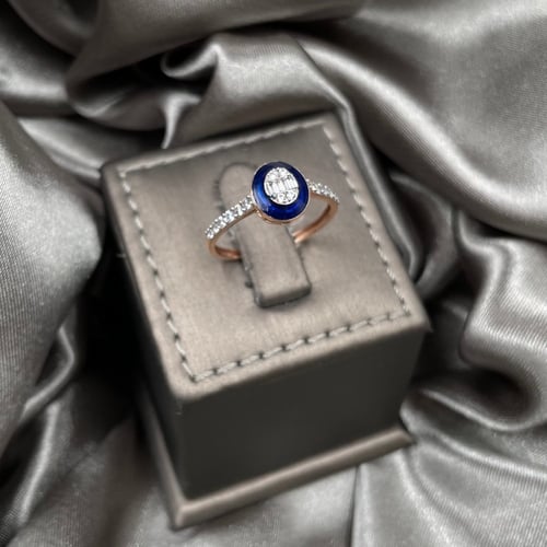 خاتم ذهب روز عيار 18