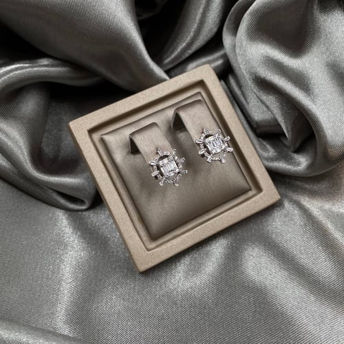 حلق ذهب روز عيار 18