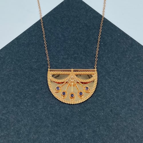 عقد ذهب عيار 21