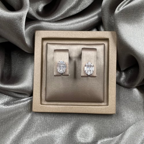 حلق ذهب روز عيار 18