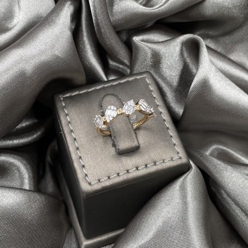 خاتم ذهب أصفر عيار 18