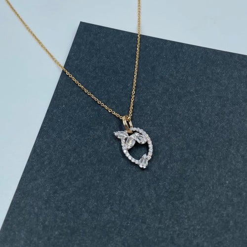 عقد ذهب أصفر عيار 18