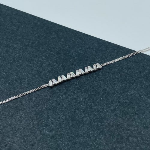 سوارة ذهب أبيض عيار 18