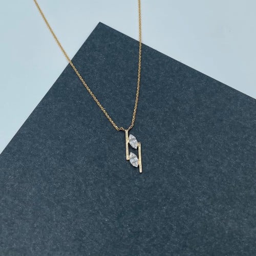 عقد ذهب أصفر عيار 18