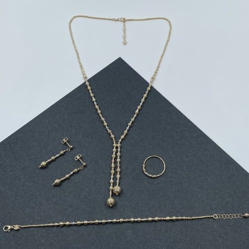 طقم ذهب مكس عيار 18