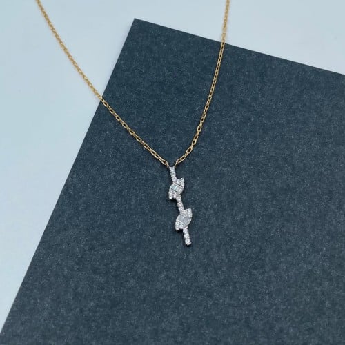 عقد ذهب أصفر عيار 18