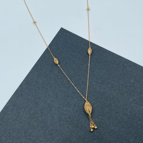 عقد ذهب أصفر عيار 21