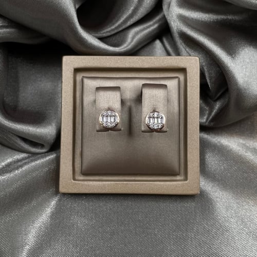 حلق ذهب روز عيار 18