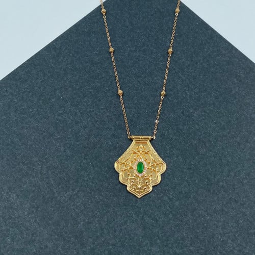 عقد ذهب عيار 21