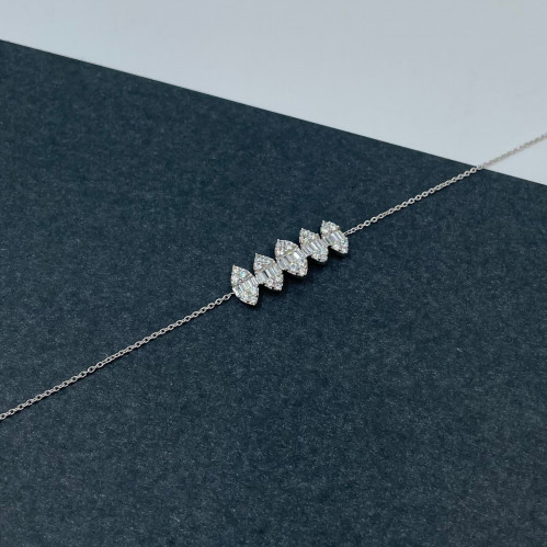 سوارة ذهب أبيض عيار 18