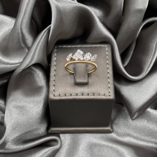 خاتم ذهب أصفر عيار 18