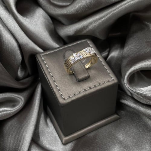 خاتم ذهب أصفر عيار 18